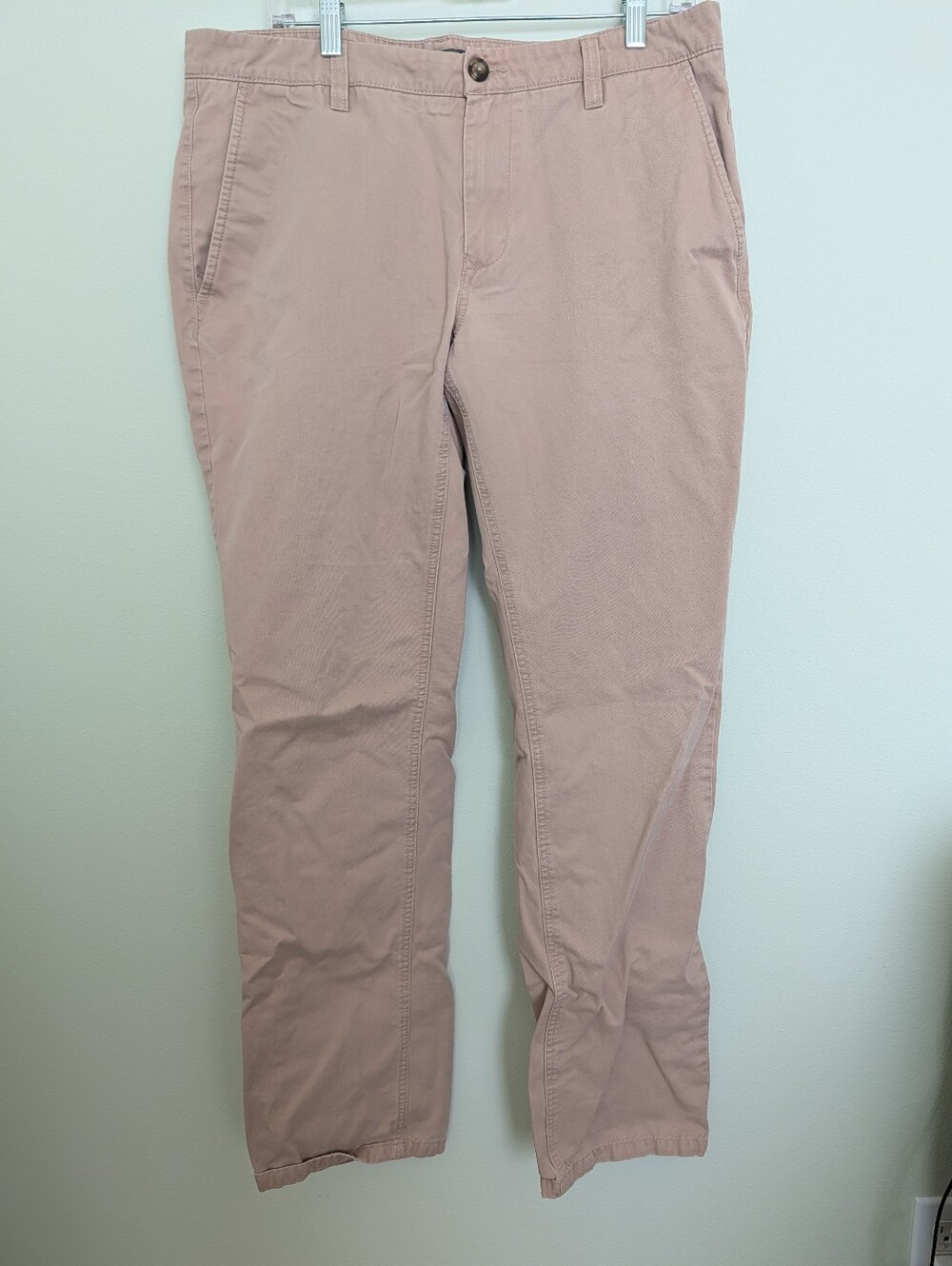 Slate & Stone Men’s Chino Pants 33/34 Tan Khaki Straight Leg Casual